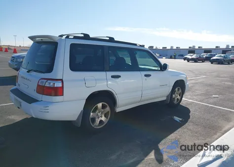 2001 Subaru Forester S from USA, damaged, VIN JF1SF65661H735467